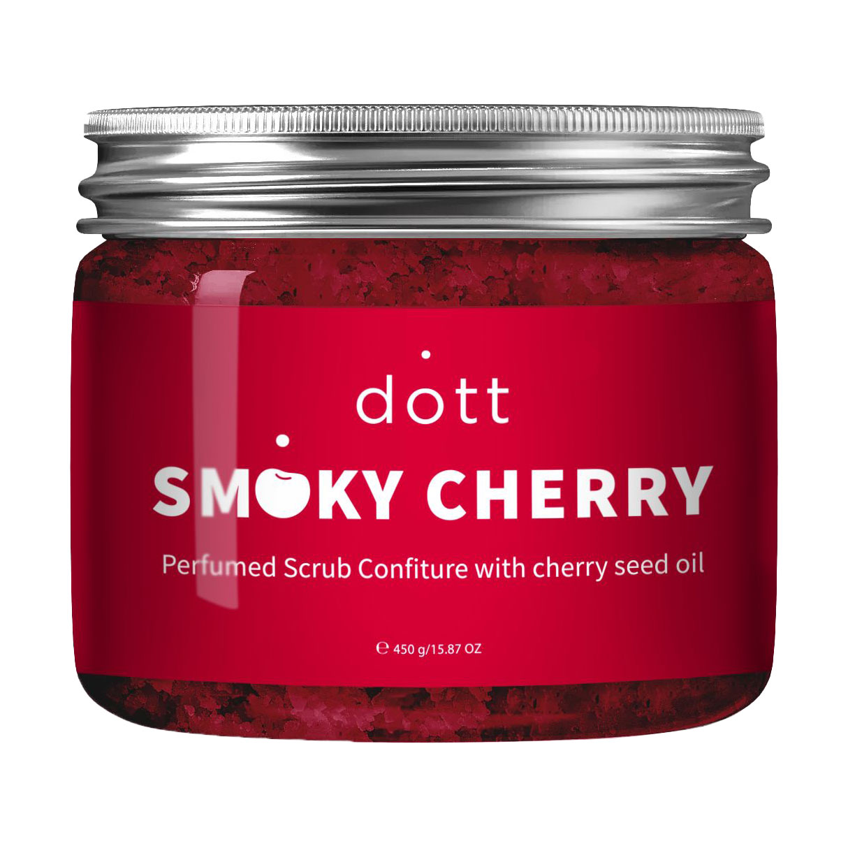 Парфумований скраб-конфітюр Dott Smoky Cherry з олією вишневих кісточок, 450 г